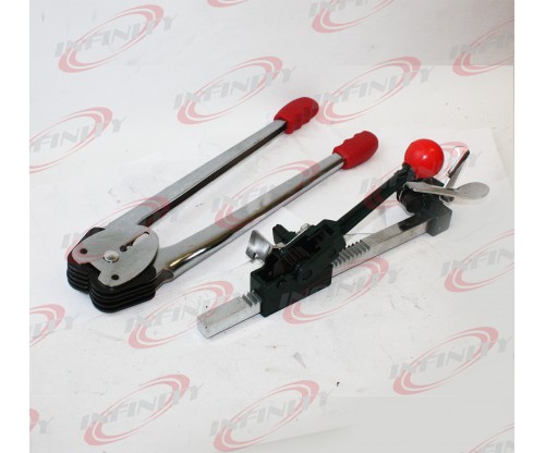 2pc Poly Strapping Banding Tool Machine Tensioner Crimper Set Sealer Packaging