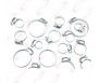 40 PC STAINLESS METAL STEEL HOSE CLAMPS ASSORTMENT KIT VARIETY HOSE CLAMP