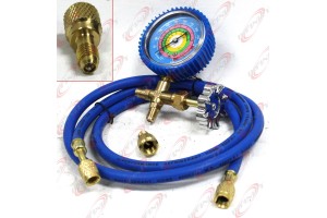 Combo R410a R22 Single Manifold Gauge Kit Testing Charging Air Condition & Hose