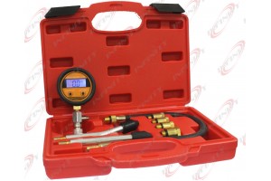 DIGITAL LCD GAUGE ENGINE COMPRESSION CHECK TESTER 4 AUTO PETROL GAS CYCLINDER