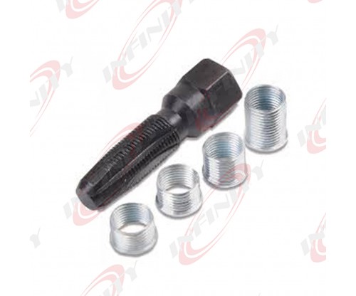  14mm Spark Plug Re-thread rethread rethreader repair Tap tool Reamer Inserts Kit