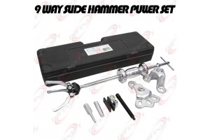   9 Way Slide Hammer Axle Bearing Dent Hub 2 3 Internal External Gear Puller Set
