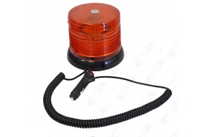 12v 24v Flashing Revolving Rotating 60 LED Warning Light Amber Emergency Road