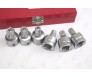 6 pcs 3/4" Dr. Spline and TamperProof Star Socket set T100 T90 T80 T70 M18 M16