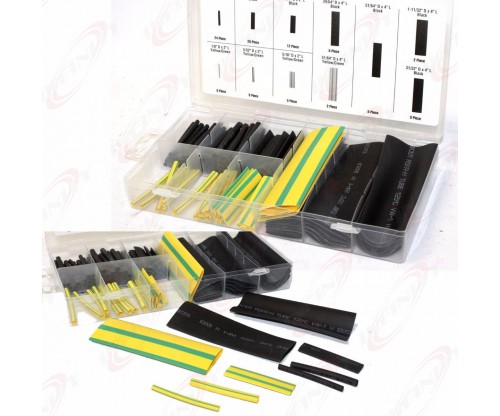 166 pc Heat Shrink Wire Wrap Assortment Set Tubing Electrical Connection Cable