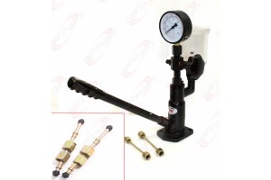   Diesel Injector Nozzle Pop Pressure Tester Dual Read Bar/PSI Gauge S60H W/Filter 