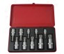 10pc XZN 12 Point MM Triple Square Spline Bit Socket Set Tamper Proof New Case