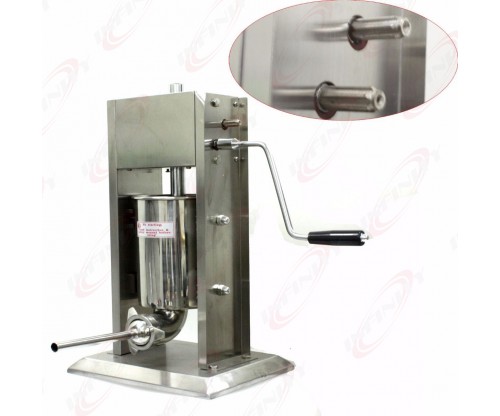 2 Speed Commercial 5L Restaurant Vertical Stainless Steel Sausage Stuffer