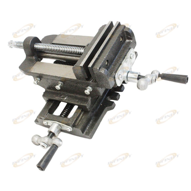 4Inch Cross Slide Vise Drill Press Heavy Duty Metal Milling 2 Way X-Y Clamp Vice 
