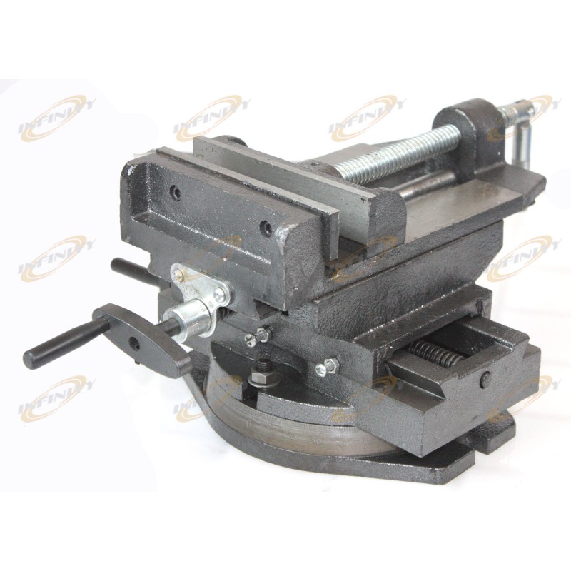 6" Cross Drill Press Vise Slide Metal Milling 2 Way X-Y Clamp Machine Heavy Duty 