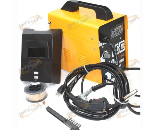 MIG 100 110V 90AMP Flux Wire WELDING MACHINE NO GAS WELDER w/Auto Feeding, Torch