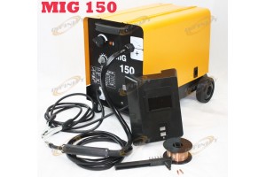 150AMP MIG 150 110V Flux Core Welding Machine Gas No Gas Welder Wire Auto Feed