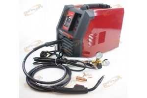 MIG 185 Flux 230V 170 Amp Welding Machine Gas / NO Gas Welder w/Regulator & Hose