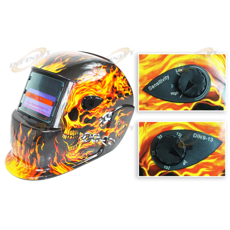 XDH Auto Darkening Welding Helmet Arc Tig mig certified grinding Mask  XDH 
