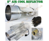 8" COOLTUBE AIR COOLED GROW LIGHT REFLECTOR COOL TUBE