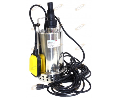 1-1/4 HP Stainless Submersible Pool Pond Drain Sub Water Pump 900W 57GPM PUMP