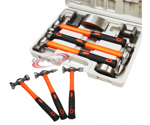 7PCS FENDER KIT HAMMER DOLLY AUTO BODY REPAIR TOOLS