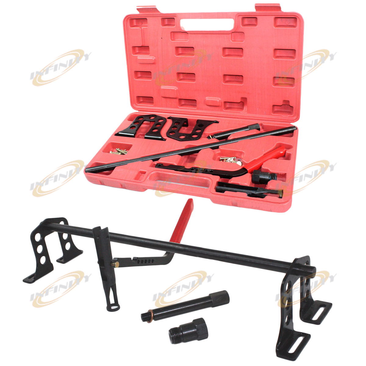 Universal Ohv Ohc Install Removal Overhead Valve Spring Compressor Set a