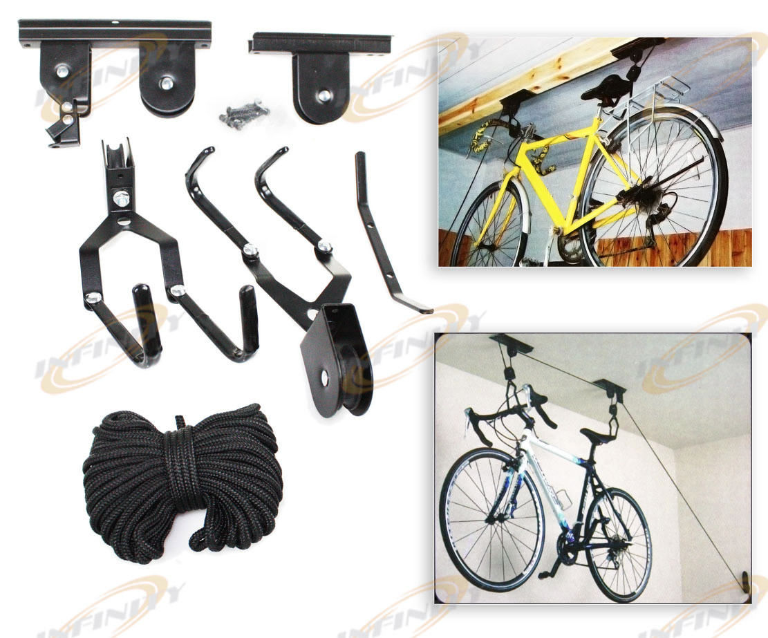 Ceiling Bicycle Garage Hoist Storage Mount Lift Garage Hanger